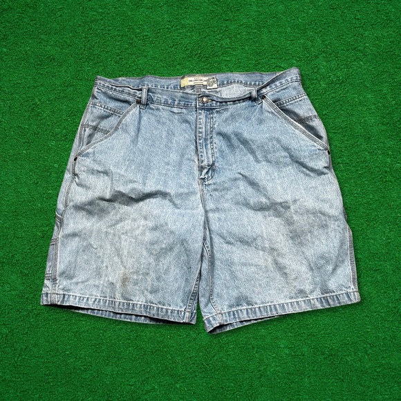 Y2K Cherokee Denim Carpenter Baggy Jean Shorts - Picture 1 of 4